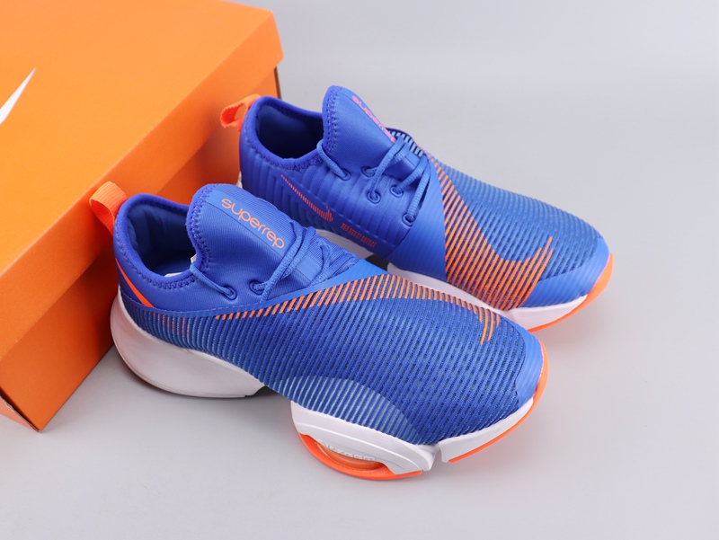 Nike Air Zoom Superrep Blue Orange White Shoes - Click Image to Close